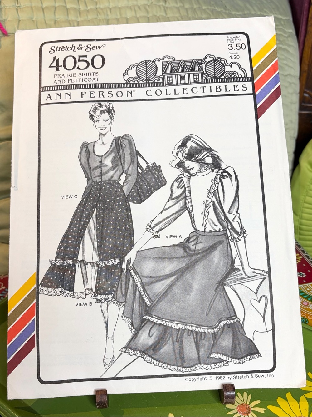 1982 Prairie Skirt and Petticoat Pattern, Uncut